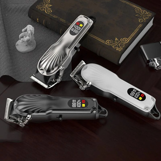 Máquina De Cortar Cabelo e Barba Profissional Portátil Recarregável em Oferta na Shopee