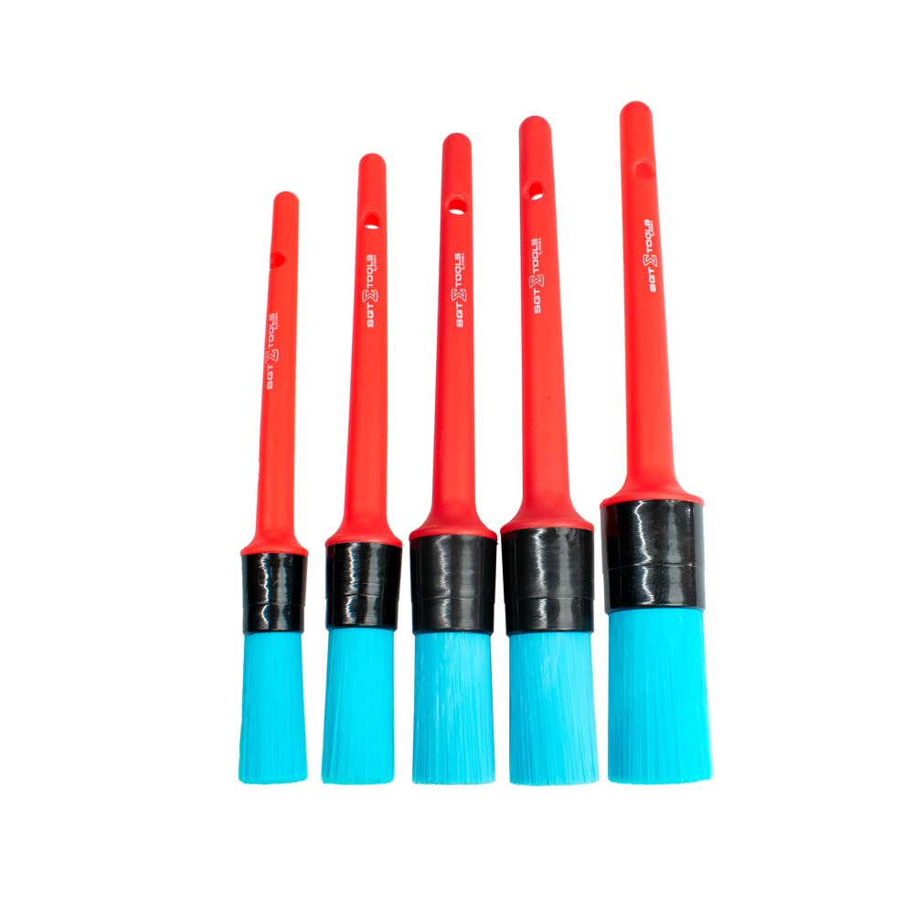 Kit 5 pincéis médios uso externo detalhamento tam. 10,12,14,16 e 18 Sigma Tools