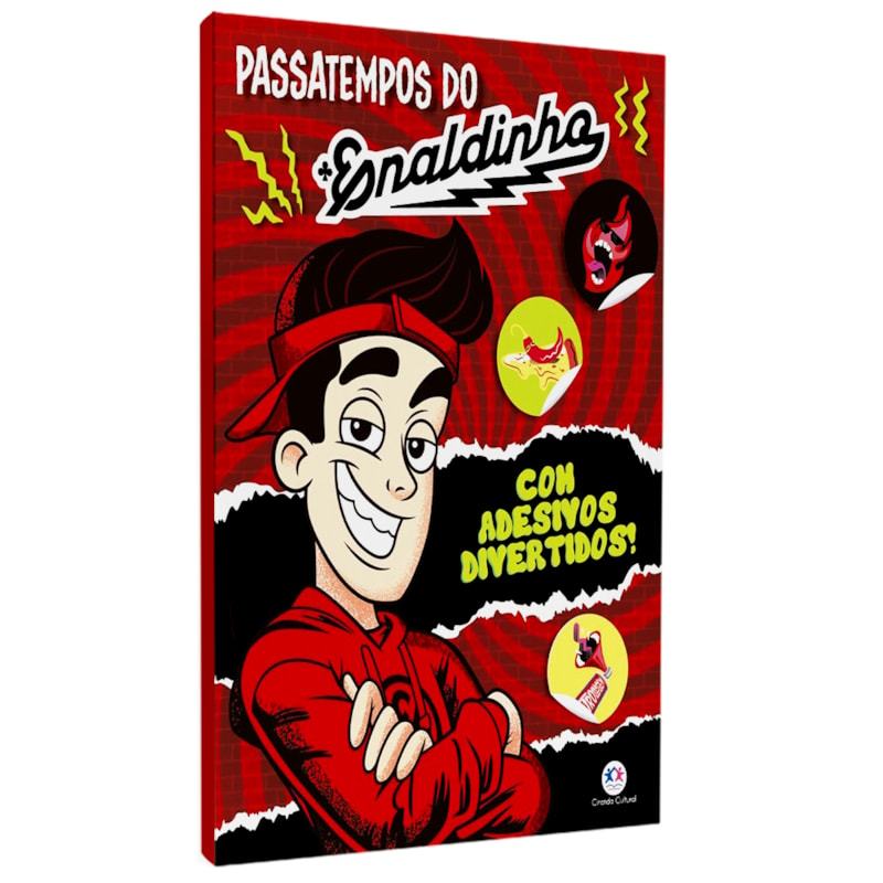 Livro Livro Adesivos Enaldinho - Passatempos do Enaldinho em Oferta na Shopee