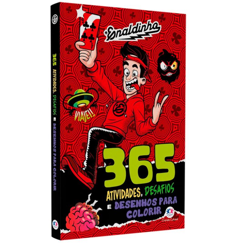 Livro Enaldinho | 365 Atividades Desafios e Desenhos Para Colorir