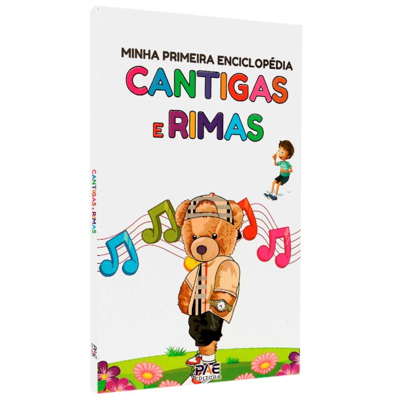 Livro Minha Primeira Enciclopédia Bilíngue | Cantigas e Rimas