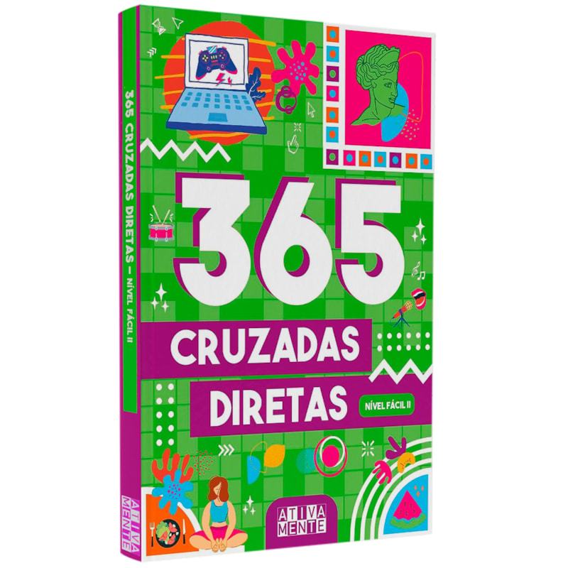 Livro 365 Cruzadas Diretas | Nível Fácil II em Oferta na Shopee
