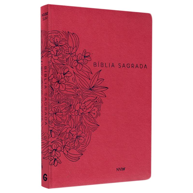 Bíblia Sagrada Slim | NVI | Letra Maior | Capa Luxo Nude em Oferta na Shopee