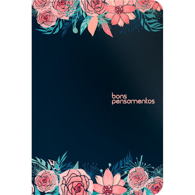 Caderno com Bons Pensamentos | Capa Dura Rosas - Books & Magazines