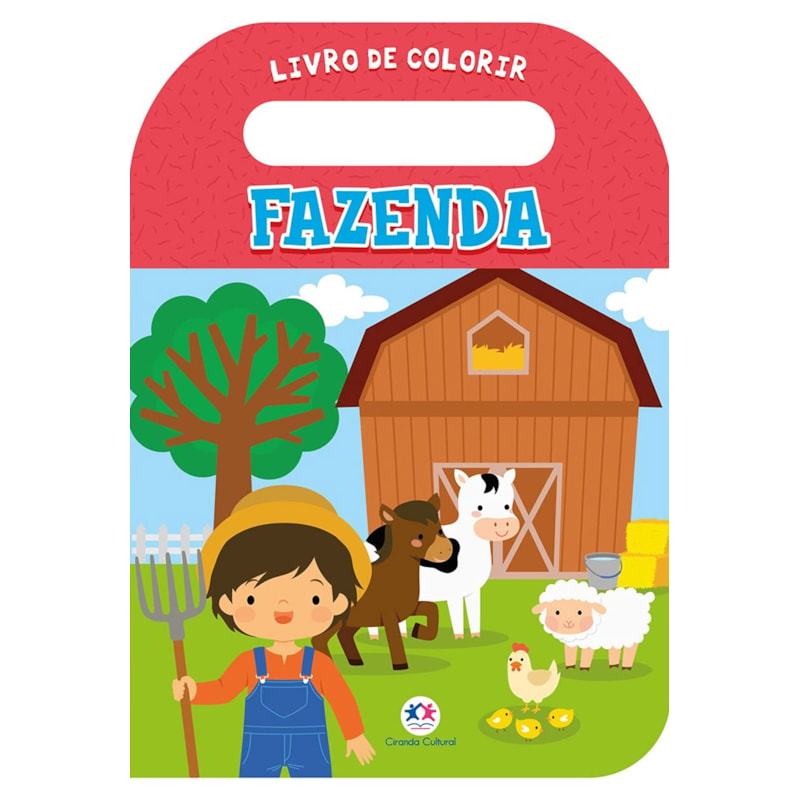 Livro de Colorir | Fazenda em Oferta na Shopee