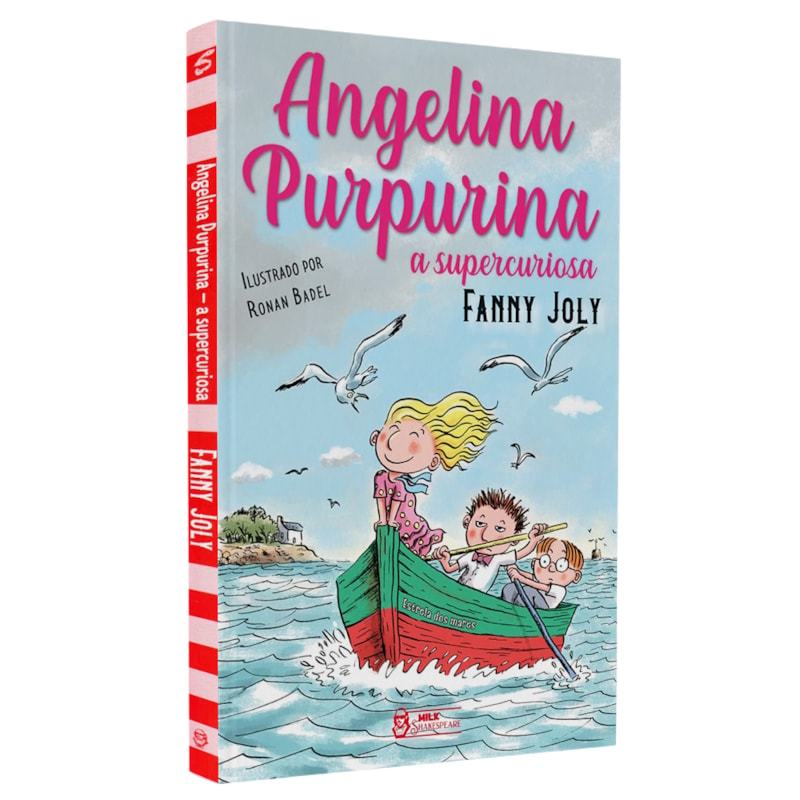 Livro Angelina Purpurina a Supercuriosa | Fanny Joly em Oferta na Shopee