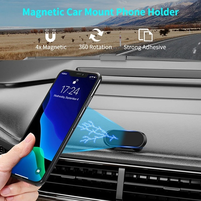 Suporte Imã Magnético 360º Poderoso Neodímio Para Celular Automotivo Universal Potente Suporte Para Carro