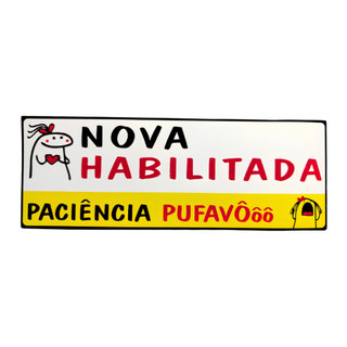 Ímã para Carro Motorista Recém Habilitada keep calm