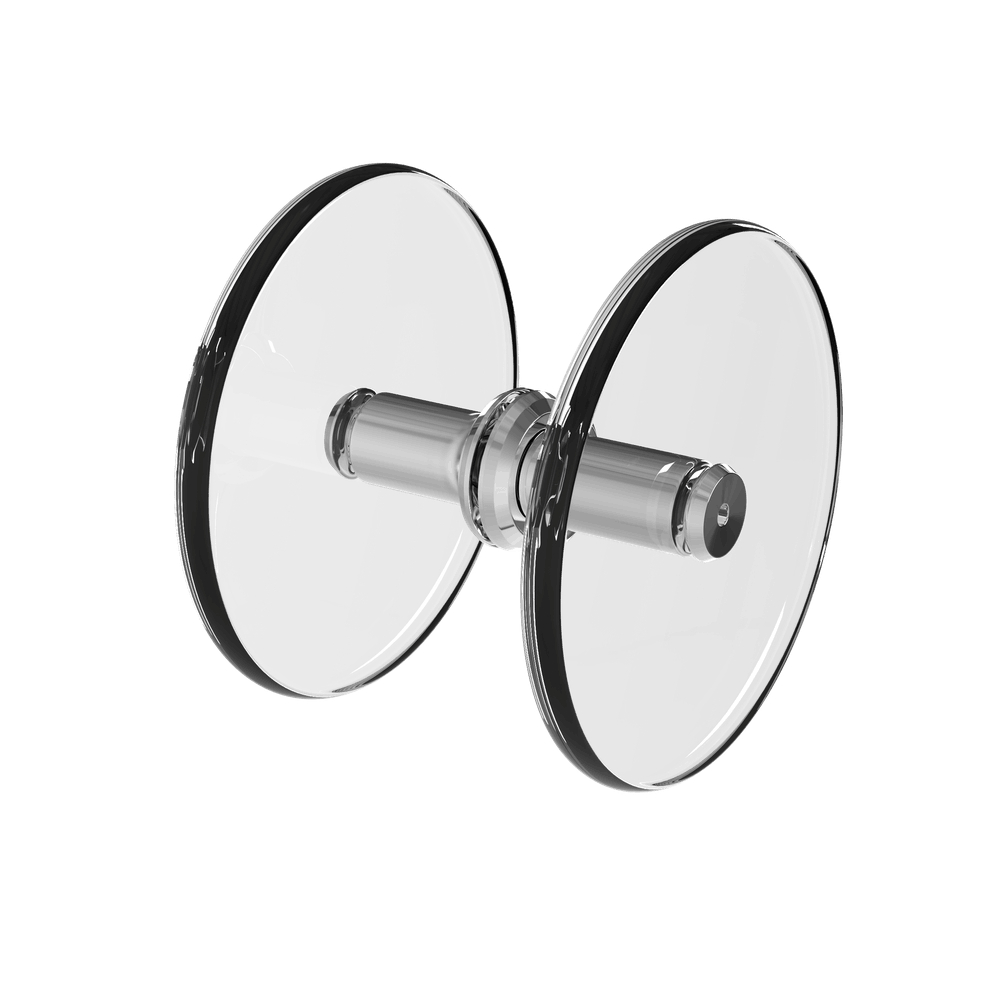 Puxador De Vidro Temperado Para Porta De Vidro Incolor em Oferta na Shopee