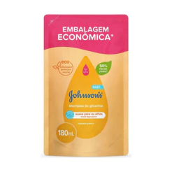 Shampoo Infantil Johnson's Baby Regular Refil Com 180ml
