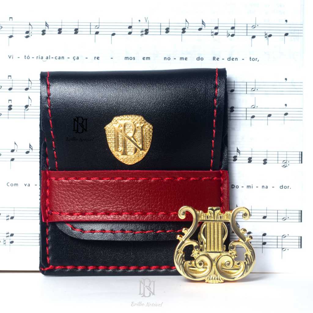 KIT: Prendedor de Partitura Lira + Broche Lira