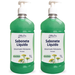 Sabonete Liquido Erva Doce - 1 Litro - 2 Unidades em Oferta na Shopee