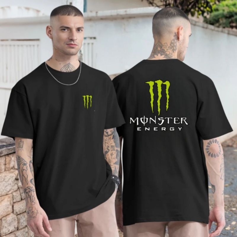 Camiseta Camisa Blusa Masculina Monster Algodão Casual Básica Dia a Dia Gola Redonda Estampada Personalizada Verão Top em Oferta na Shopee
