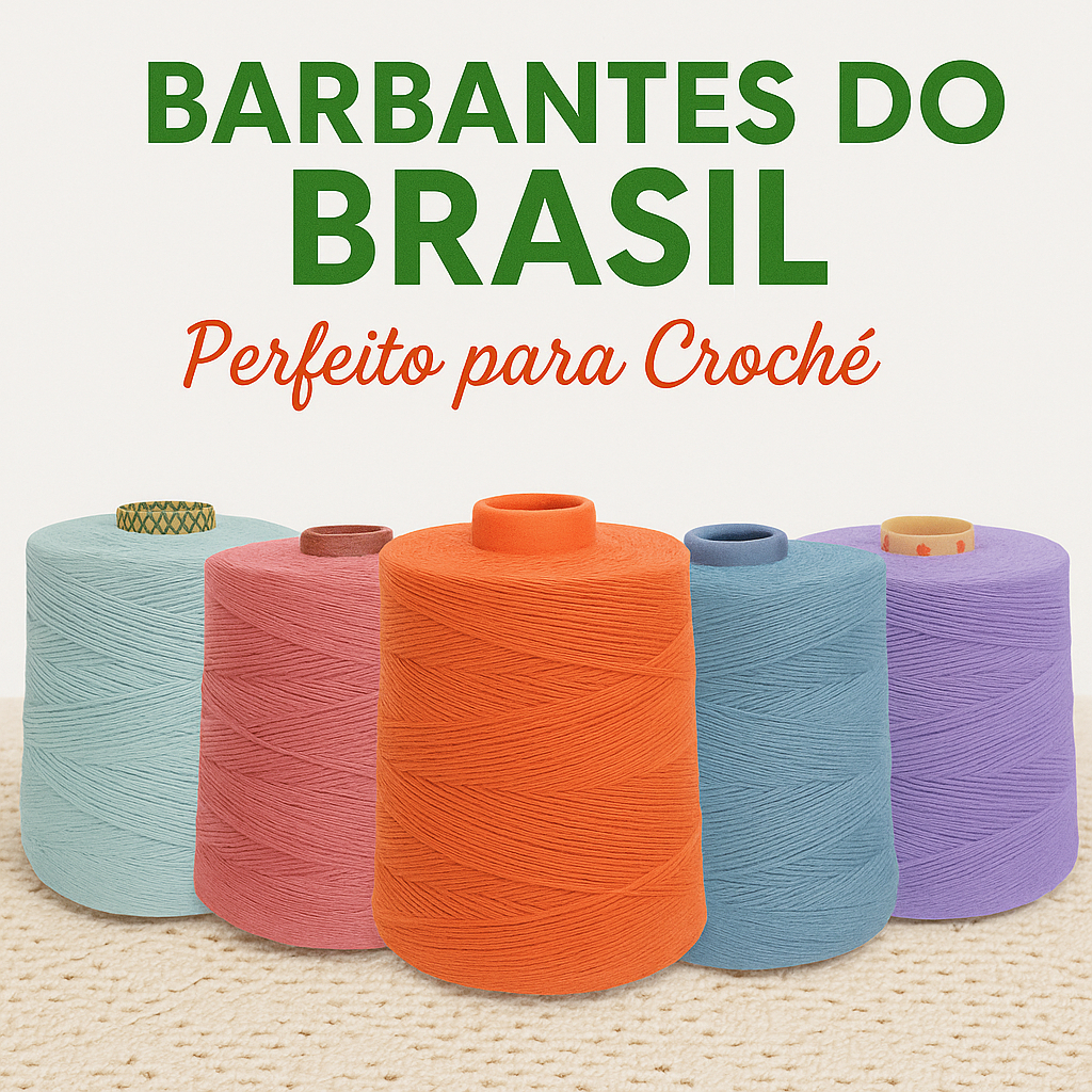 Linha De Barbante 1KG Fio 6 e Fio 8 Não desbota 100% Algodão Limpo Macio para crochê em Oferta na Shopee