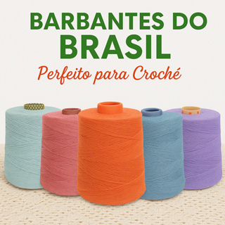 Linha De Barbante 1KG Fio 6 e Fio 8 Não desbota 100% Algodão Limpo Macio para crochê em Oferta na Shopee