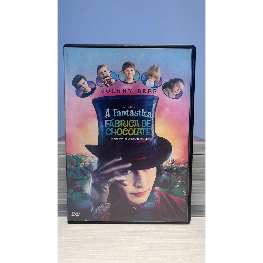 A FANTÁSTICA FÁBRICA DE CHOCOLATE - Johnny Depp - DVD - Original