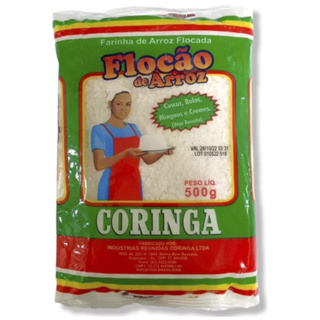 KIT 3 - Flocão de Arroz 500g Coringa Zero Glútena em Oferta na Shopee