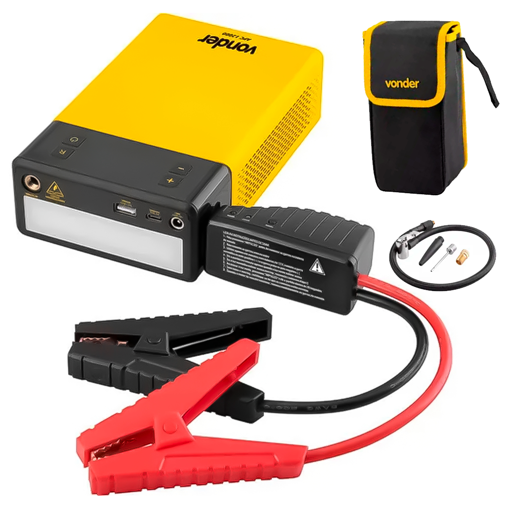 Carregador Auxiliar De Partida Tranco Carro Com Compressor Portátil  APC 12000 VD Profissional - Home & Living