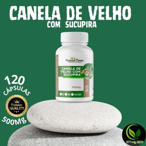 Suplemento Canela de velho com sucupira 120 Cápsulas 500mg em Oferta na Shopee