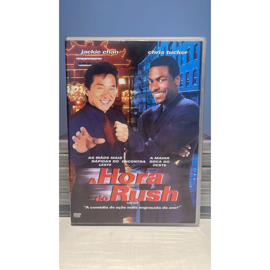 A HORA DO RUSH - Jackie Chan Chris Tucker - DVD - Original - Dublado
