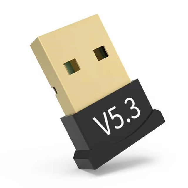 Adaptador USB Bluetooth 5.3 Receptor Wireless Áudio para PC e Automóvel Radio