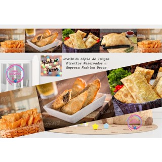 Adesivo Vitrine Pastel Pastelaria Salgados Restaurante Lanchonete Doceria Parede Comércio Loja em Oferta na Shopee