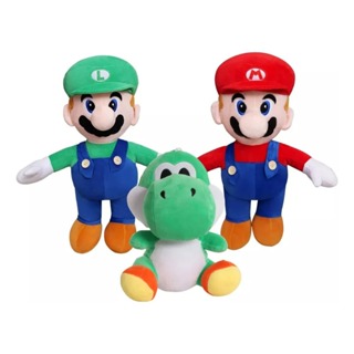Pelúcia Musical Super Mario Bros Luigi Yoshi Brinquedo Divertido em Oferta na Shopee