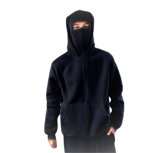 MOLETOM GENERICO COM BALACLAVA NINJA, MINIMALISTA — imagem 2 de 2