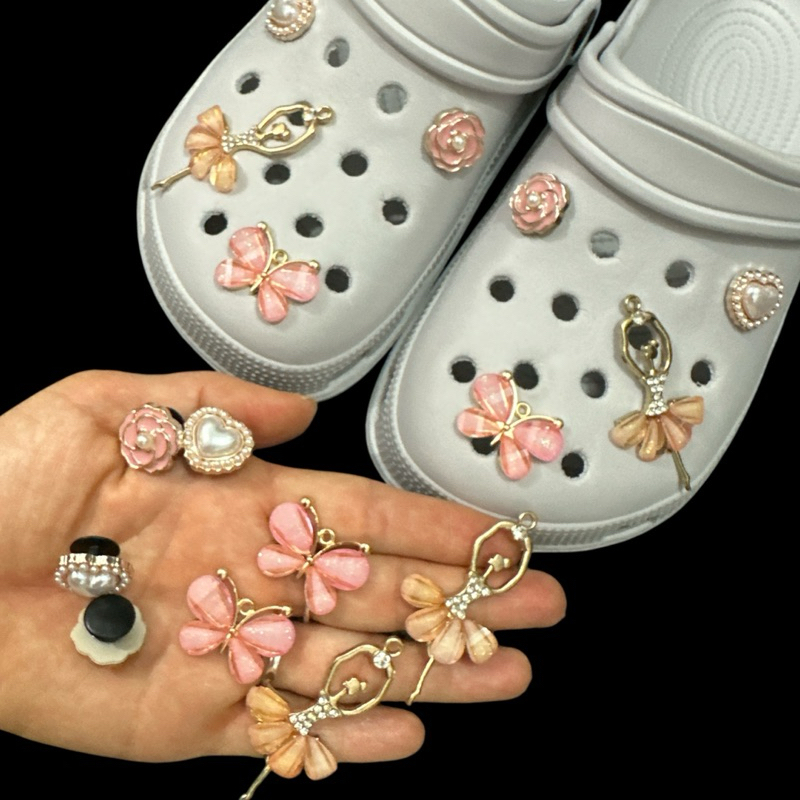 kit Bottons Pins em ABS/ACRILCO para Babuches sapatos