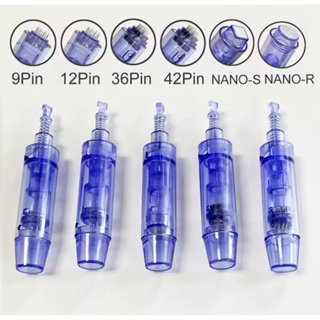 Kit 10 Cartucho Agulha Dermapen 12 36 42 nano Pin Micropigmentação Envio Imediato em Oferta na Shopee
