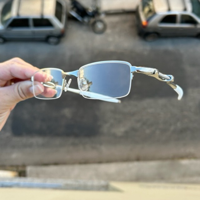 Armação Metal Mola Descanso Lupa Molinha Lente Transparente em Oferta na Shopee