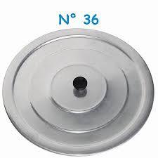 Tampa De Aluminio Numero 36 Cm em Oferta na Shopee