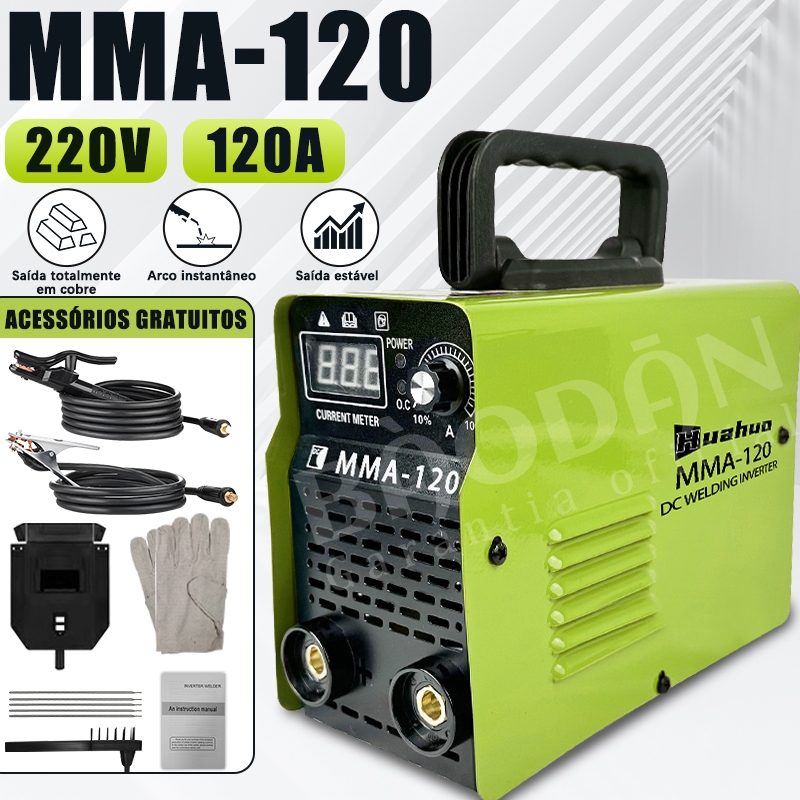 Máquina de solda manual 110V/220V máquina de solda de alta potência MMA-120 BD
