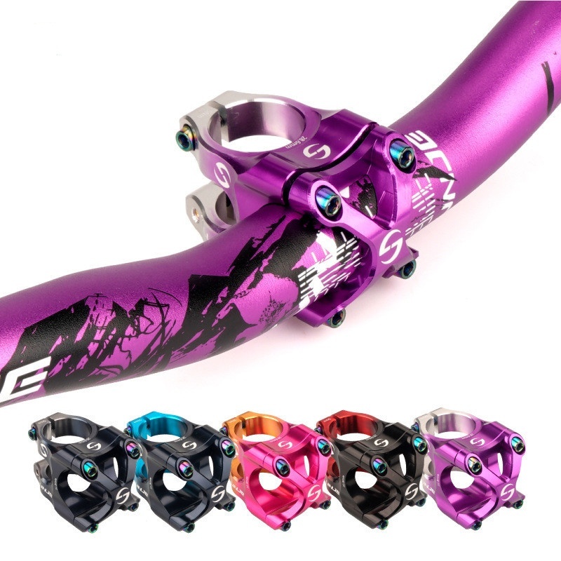 Mountain bike CNC ultra-leve punho da liga de alumínio 31.8*35mm downhill equitação riser