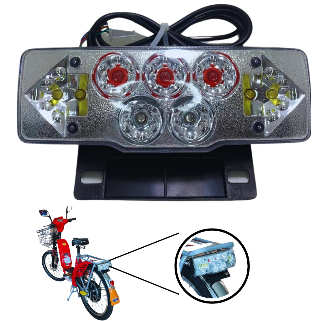 Lanterna Traseira Bicicleta Elétrica Sousa 48v em Oferta na Shopee