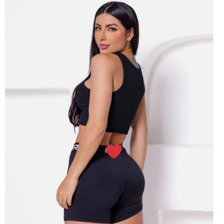 Shorts Fitness Feminino PRO  Zero Transparência  Academia Corrida Treino Alta Compressão e Conforto