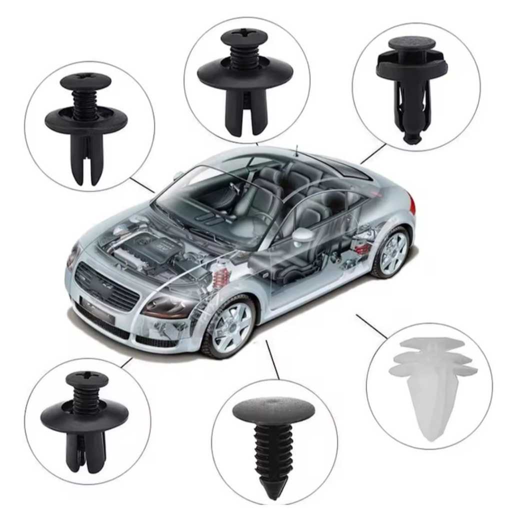 Grampos Presilhas Do Friso Lateral da Porta Peugeot 207 307 308 406 Partner