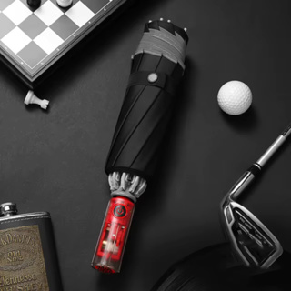 Guarda-chuva automático de 10 nervuras pode ser recolhido em três seções em Oferta na Shopee