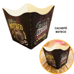 10~50 KIT CACHEPÔ FESTA BOTECO 9X9X7CM VAZO DECORAÇÃO 76.1 ( NC TOYS CACHEPÔ )(CHOCO)