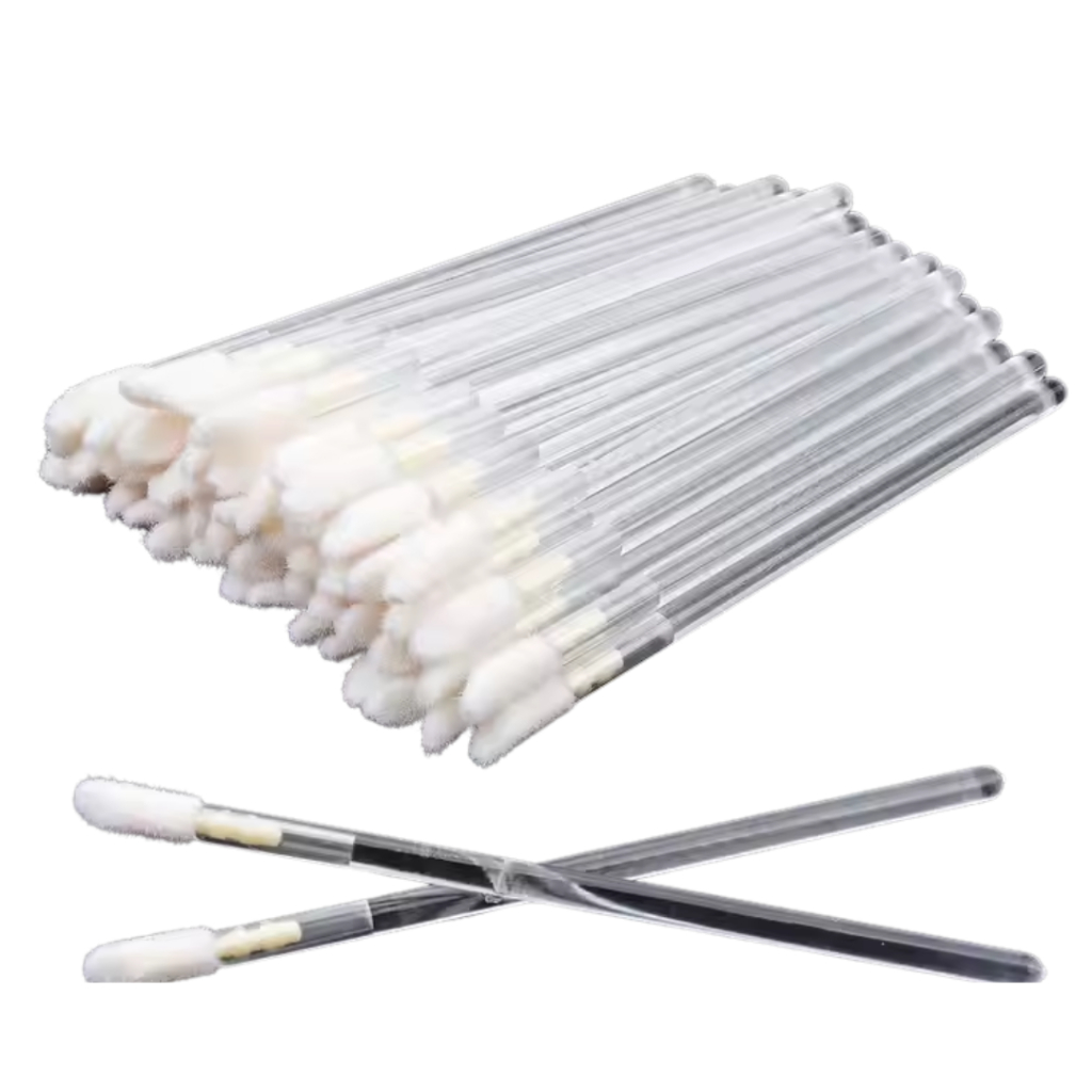 Kit 250 Pincéis Aplicadores Descartavéis de Baton e Gloss com Glitter em Oferta na Shopee