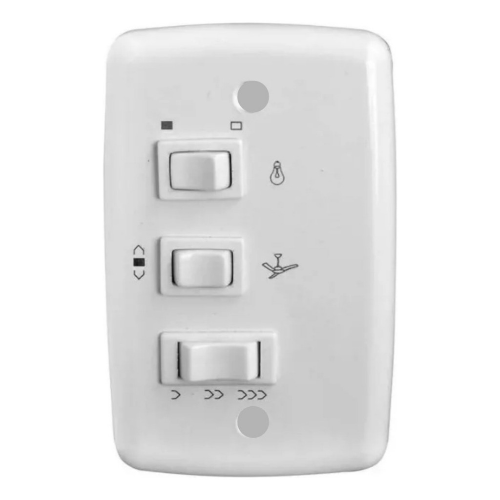 Controle de Velocidade 127V/220V para Ventilador de Teto C/ Capacitor