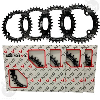 Coroa Única Central BCD 104 Para Pedivela Bike Narrow Wide 30/32/34/36/38 Dentes Circular Alumínio