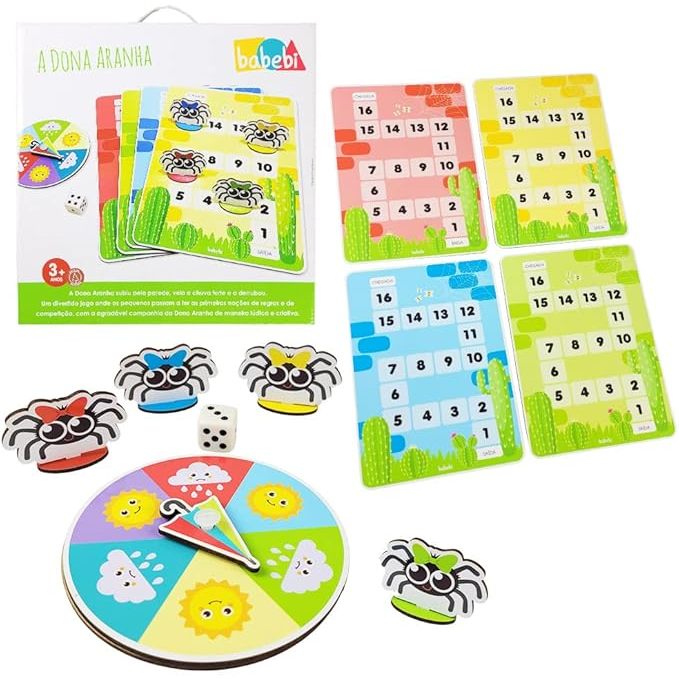A DONA ARANHA  - Brinquedo Educativo  Pedagógico - BABEBI