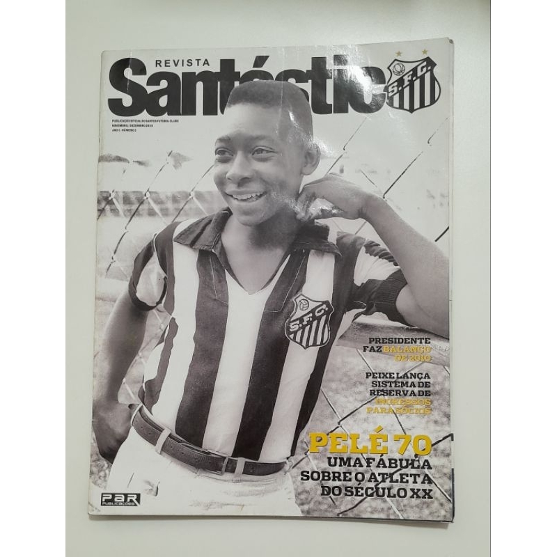 Revista Do Santos Pelé na Capa.