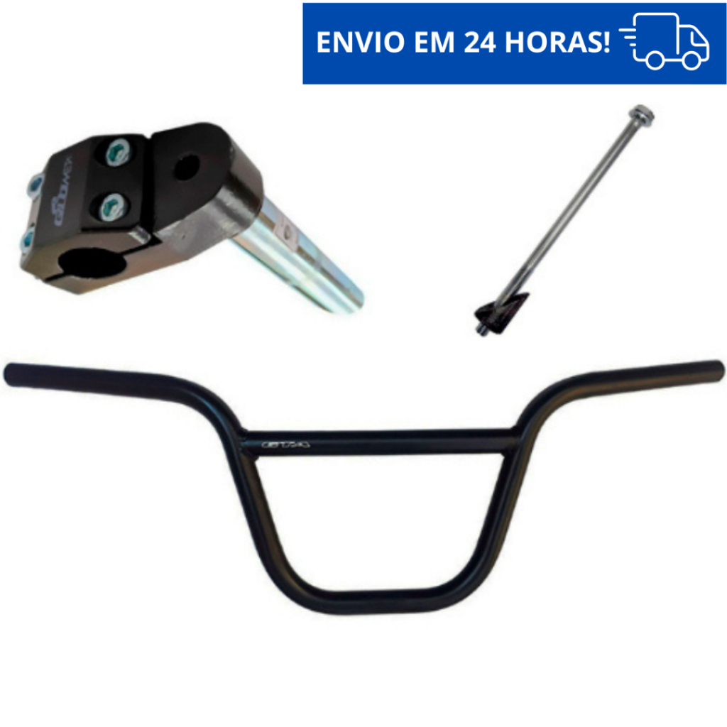 Guidão Alto De Bicicleta BMX Cross Free Style 22,2mm Suporte Mesa Alumínio Parafuso Expander em Oferta na Shopee
