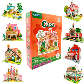 Casinha Miniatura De Montar 3d Castelo De Princesa Infantil