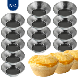 Kit Forma Empada N°4 Média Grande Forminha Empadinha Restaurante Padaria Salgado Festa Casamento em Oferta na Shopee