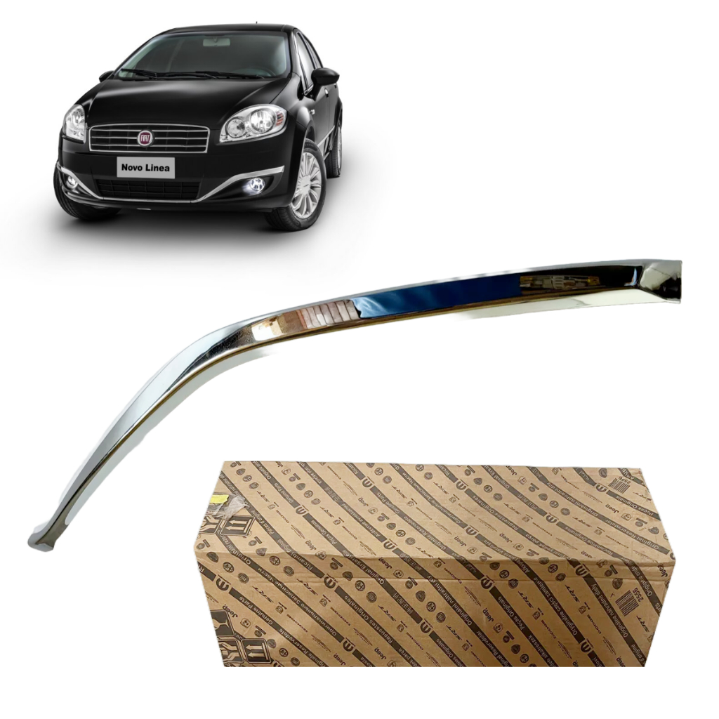 Friso Para-choque Dianteiro Esquerdo Fiat Linea 2015-2016
