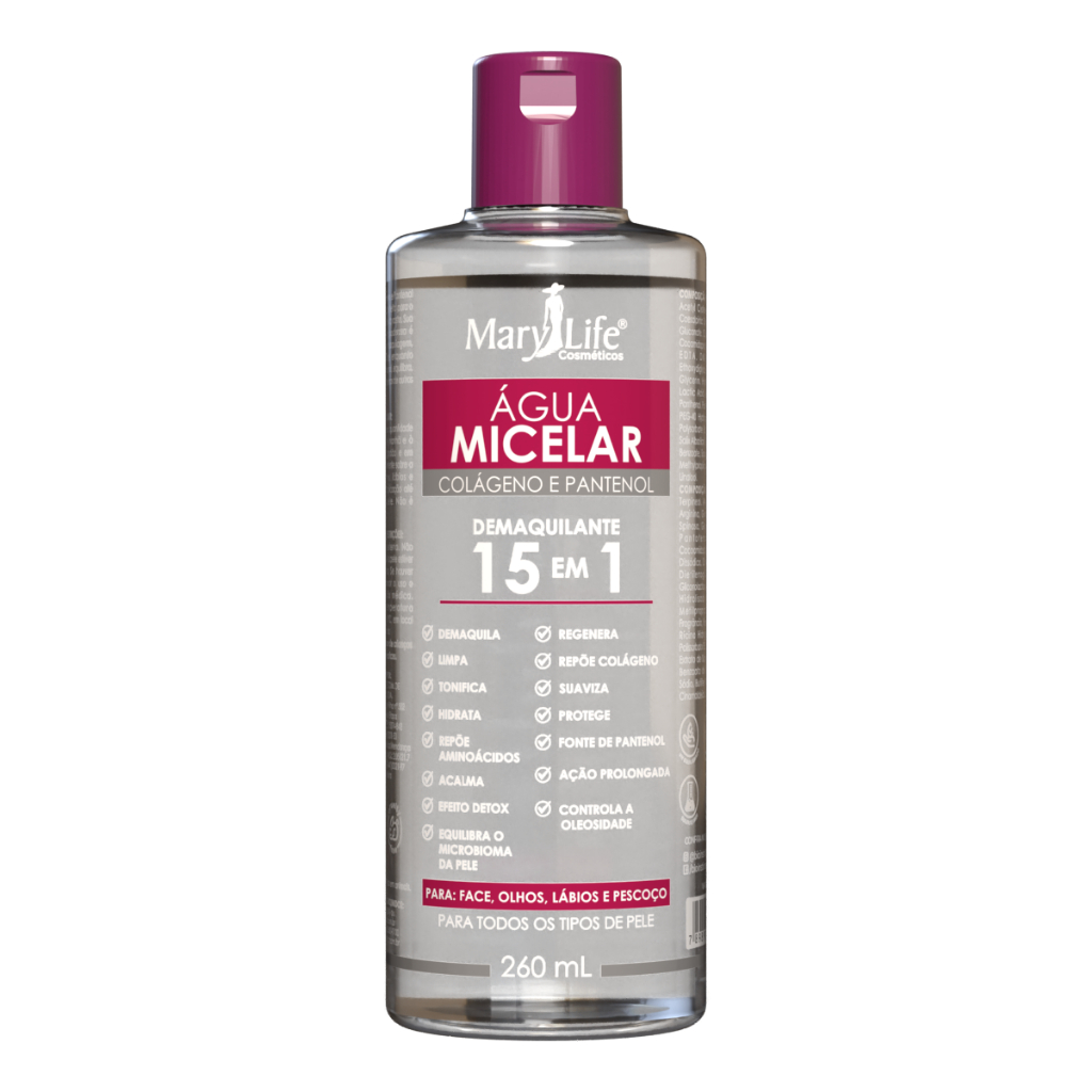 Água Micelar Mary Life Bio Instinto 260ml