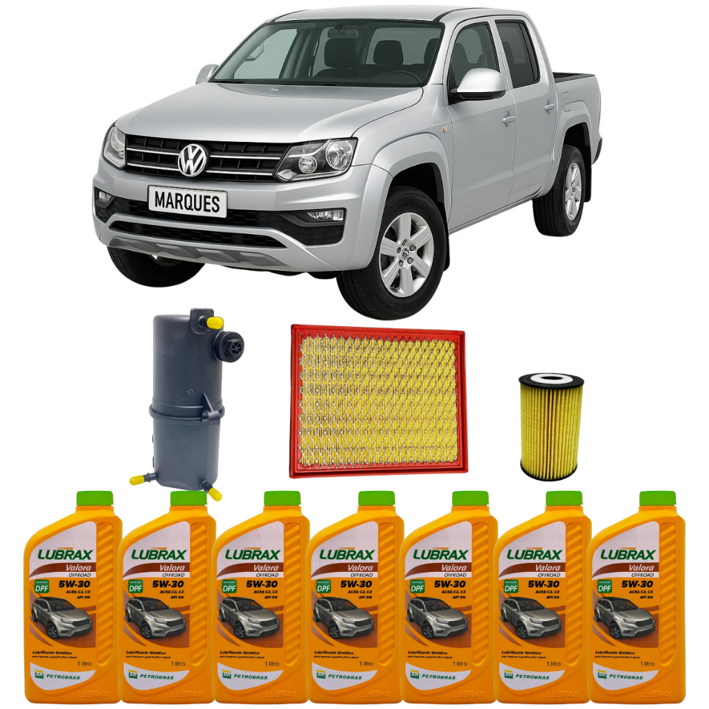 Kit Troca De Filtros E Óleo Amarok 2.0 2015 A 2020 Acea Ac3